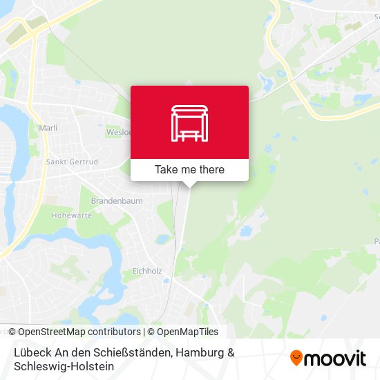 Lübeck An den Schießständen map