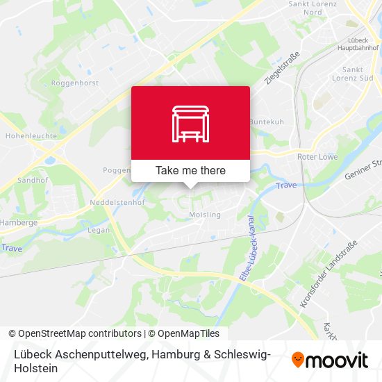 Lübeck Aschenputtelweg map