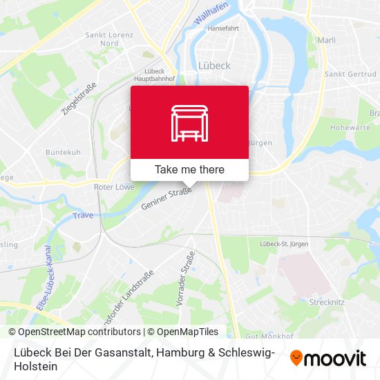 Lübeck Bei Der Gasanstalt map