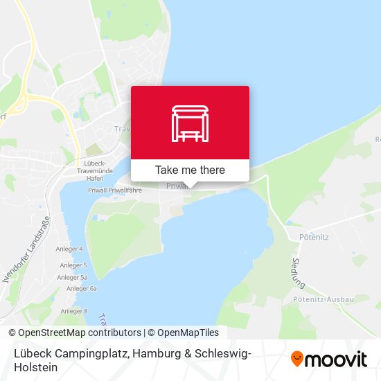 Lübeck Campingplatz map