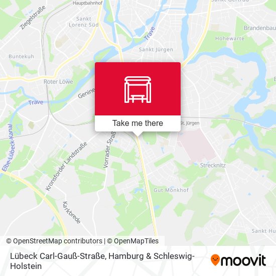 Lübeck Carl-Gauß-Straße map
