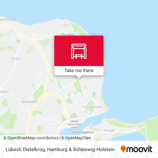 Карта Lübeck Distelkrog