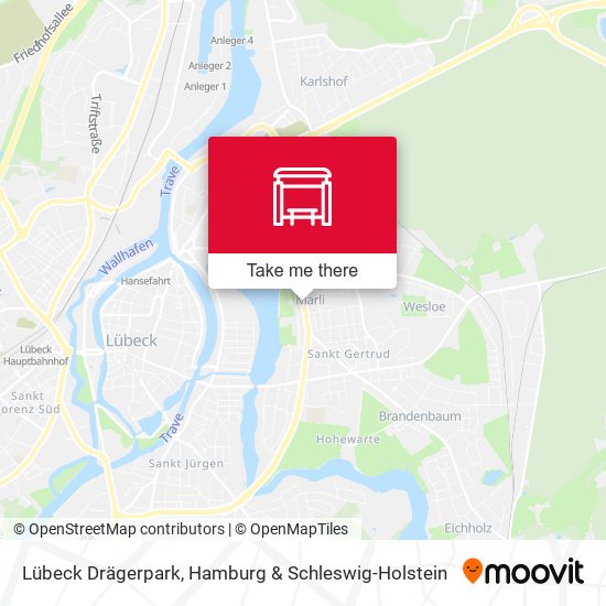 Lübeck Drägerpark map