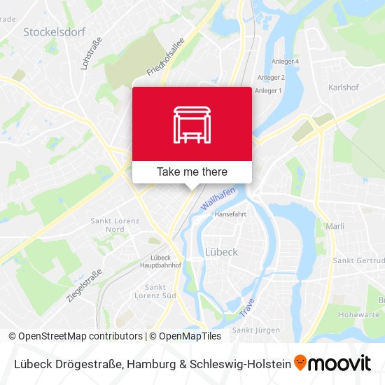 Lübeck Drögestraße map