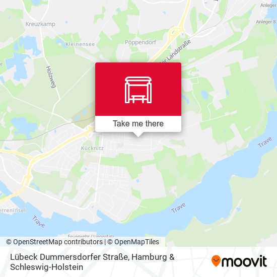 Lübeck Dummersdorfer Straße map