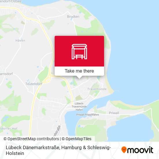 Lübeck Dänemarkstraße map