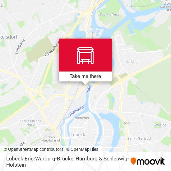 Lübeck Eric-Warburg-Brücke map