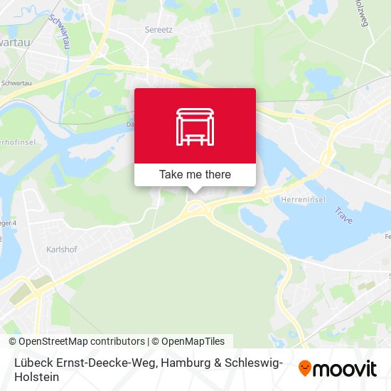 Lübeck Ernst-Deecke-Weg map