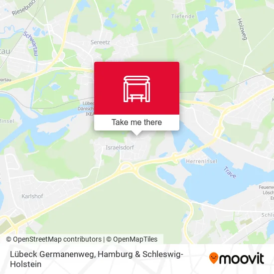 Карта Lübeck Germanenweg
