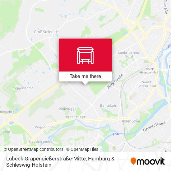 Lübeck Grapengießerstraße-Mitte map