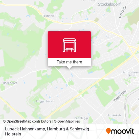 Lübeck Hahnenkamp map