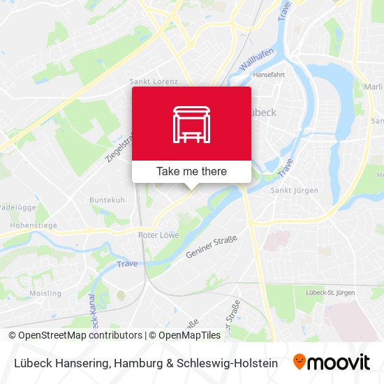 Lübeck Hansering map