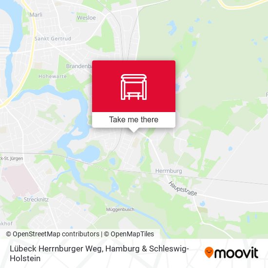 Lübeck Herrnburger Weg map