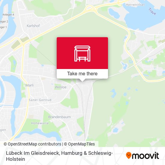 Lübeck Im Gleisdreieck map