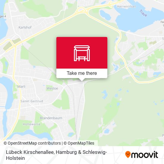Lübeck Kirschenallee map