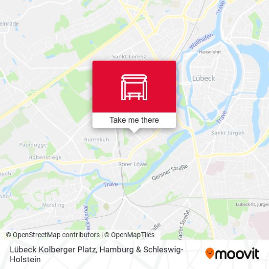 Lübeck Kolberger Platz map