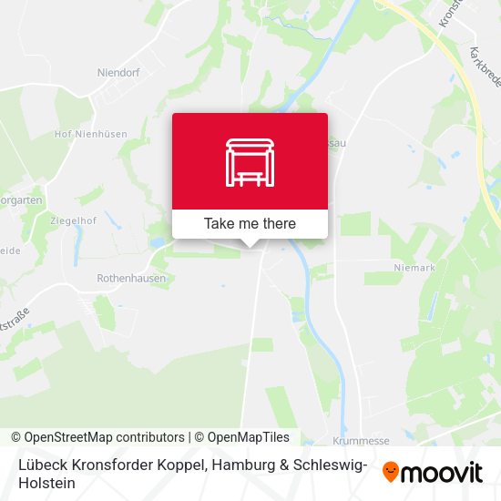 Lübeck Kronsforder Koppel map