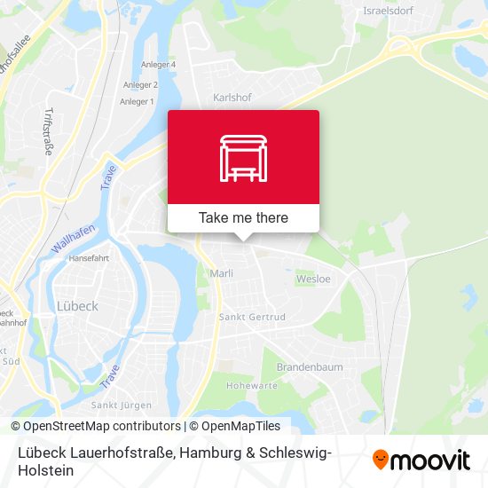 Lübeck Lauerhofstraße map