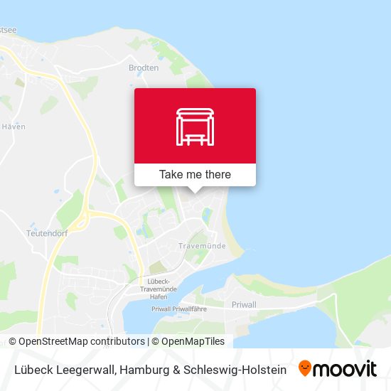Lübeck Leegerwall map