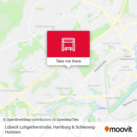 Lübeck Lohgerberstraße map