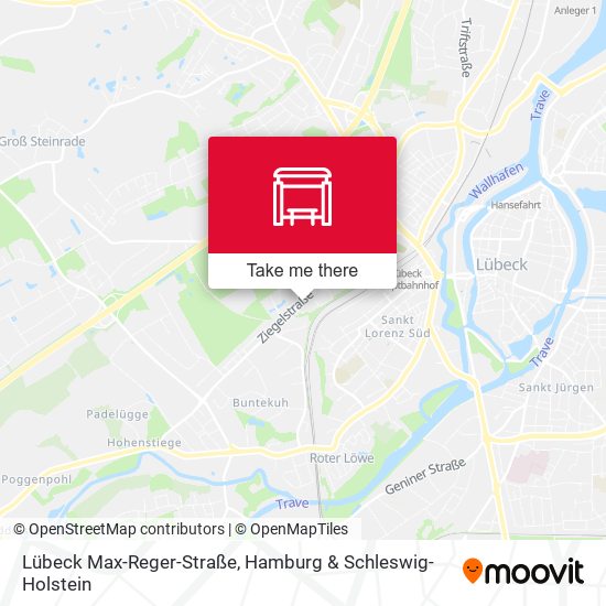 Карта Lübeck Max-Reger-Straße