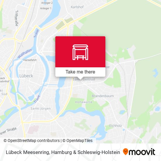 Lübeck Meesenring map