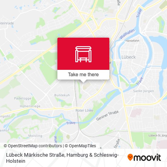 Lübeck Märkische Straße map