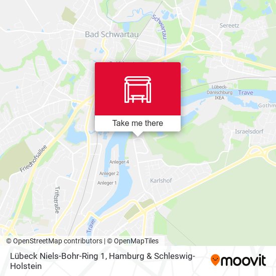 Lübeck Niels-Bohr-Ring 1 map