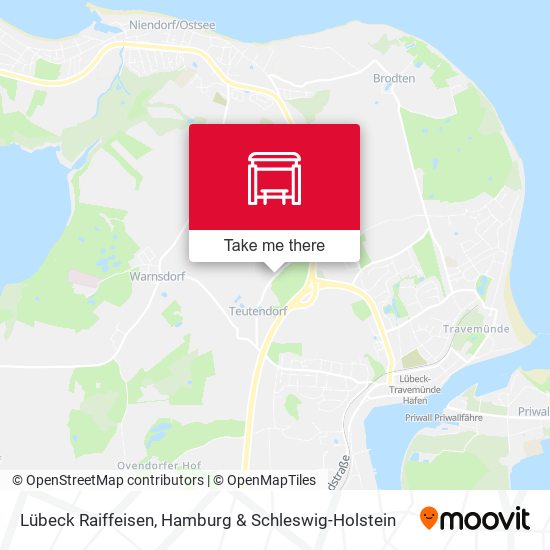 Lübeck Raiffeisen map