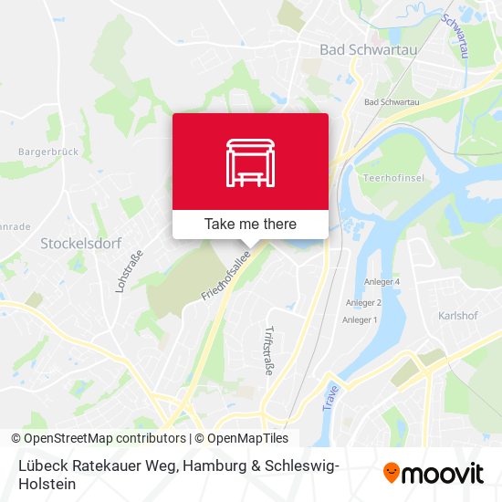 Lübeck Ratekauer Weg map