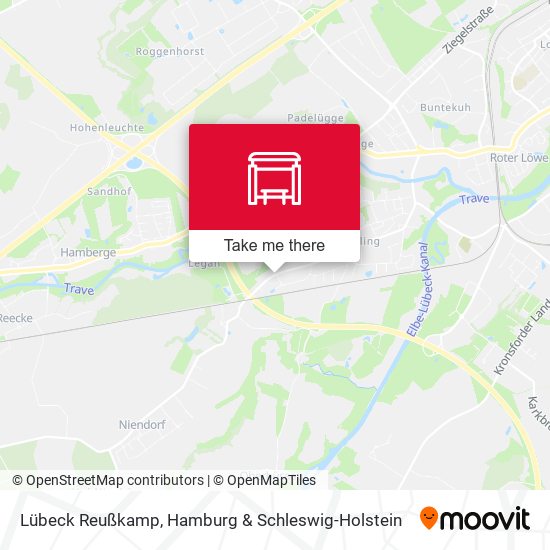 Lübeck Reußkamp map