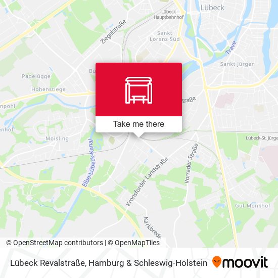 Lübeck Revalstraße map