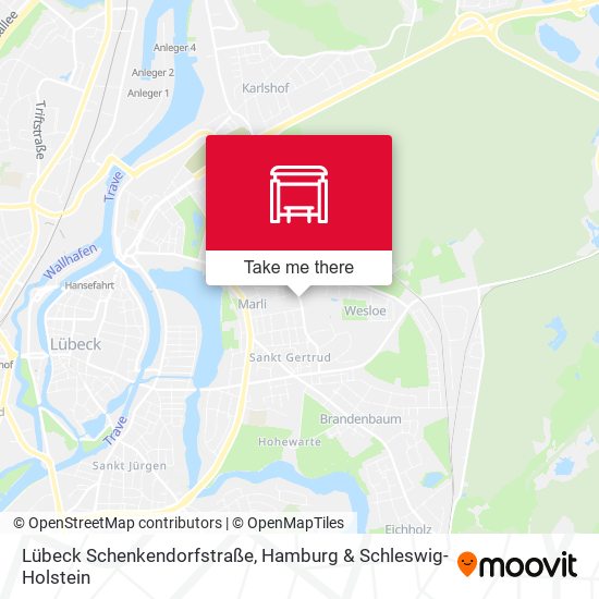 Lübeck Schenkendorfstraße map