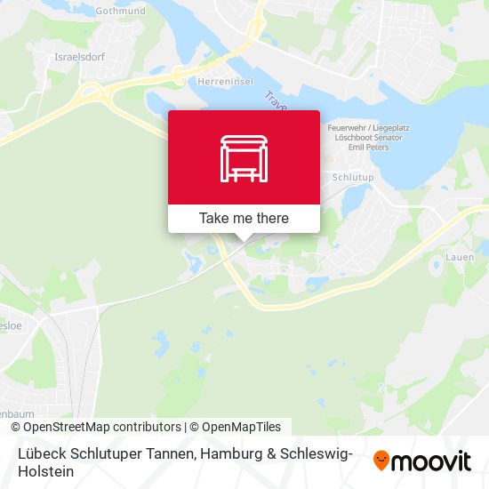 Карта Lübeck Schlutuper Tannen