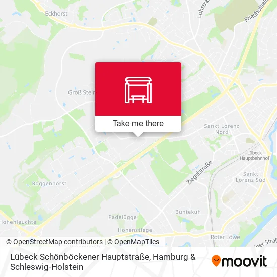 Карта Lübeck Schönböckener Hauptstraße