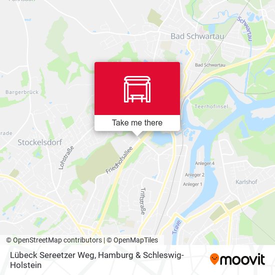 Lübeck Sereetzer Weg map