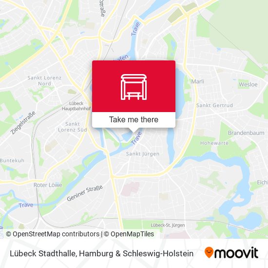 Lübeck Stadthalle map