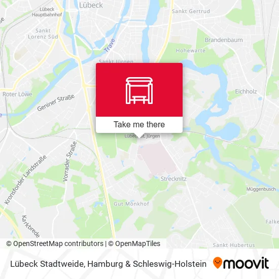 Карта Lübeck Stadtweide
