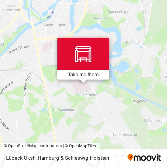 Карта Lübeck Uksh