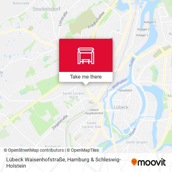 Lübeck Waisenhofstraße map