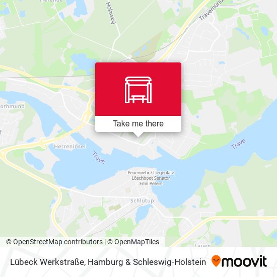 Lübeck Werkstraße map