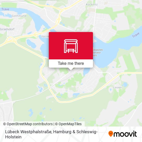 Lübeck Westphalstraße map