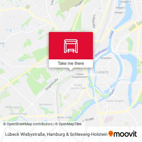 Lübeck Wisbystraße map