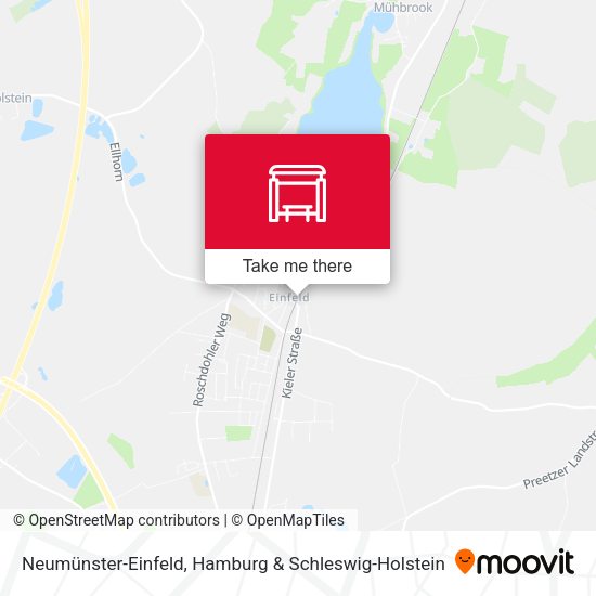 Neumünster-Einfeld map