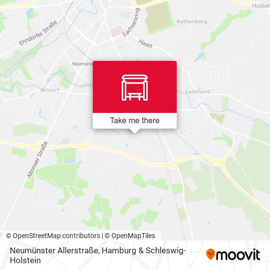 Neumünster Allerstraße map