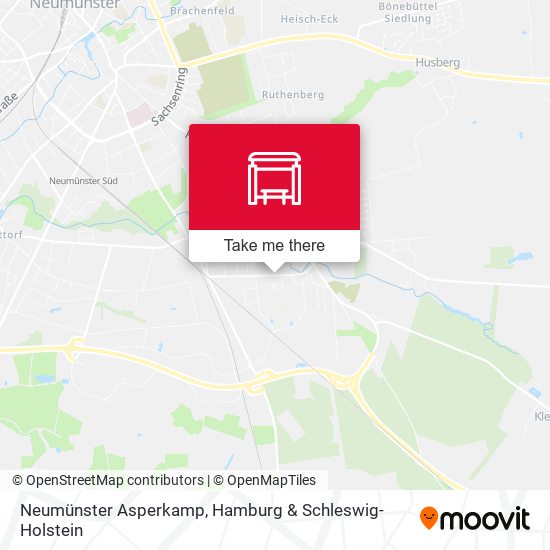Neumünster Asperkamp map