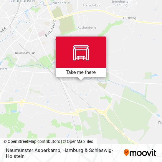 Neumünster Asperkamp map