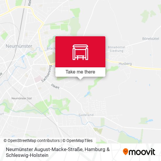 Neumünster August-Macke-Straße map