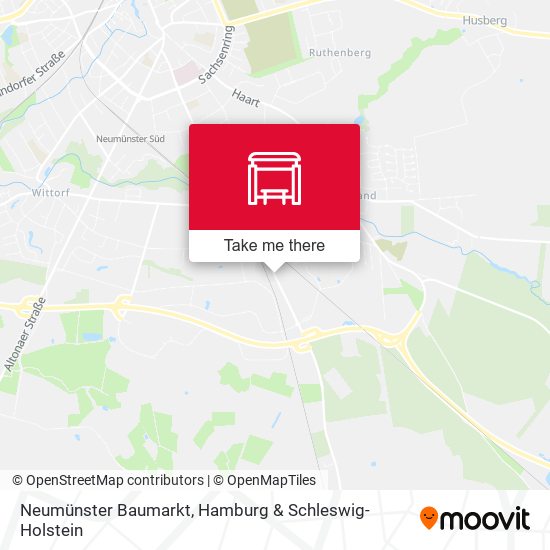 Neumünster Baumarkt map