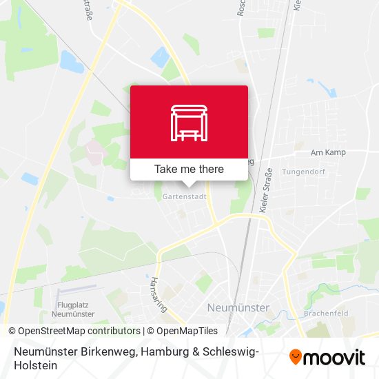 Neumünster Birkenweg map